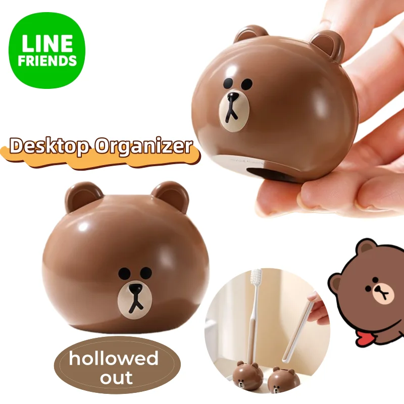 New Line friends Brown Cartoon Cute Exquisite Toothbrush Storage Rack Non-Slip High-Value Simple Household Washing Cup Storage
New Line friends Brown Cartoon Cute Exquisite Toothbrush Storage Rack Non-Slip High-Value Simple Household Washing Cup Storage