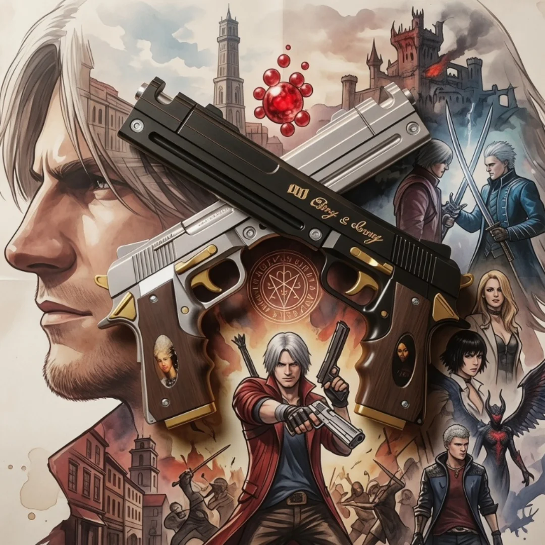 15inch PU Dante Pistol Devil May Cry 4 Anime Ebony Ivory DMC Cosplay Costume Prop DMC Gun Real Size Collection Display Toy Gift
15inch PU Dante Pistol Devil May Cry 4 Anime Ebony Ivory DMC Cosplay Costume Prop DMC Gun Real Size Collection Display Toy Gift