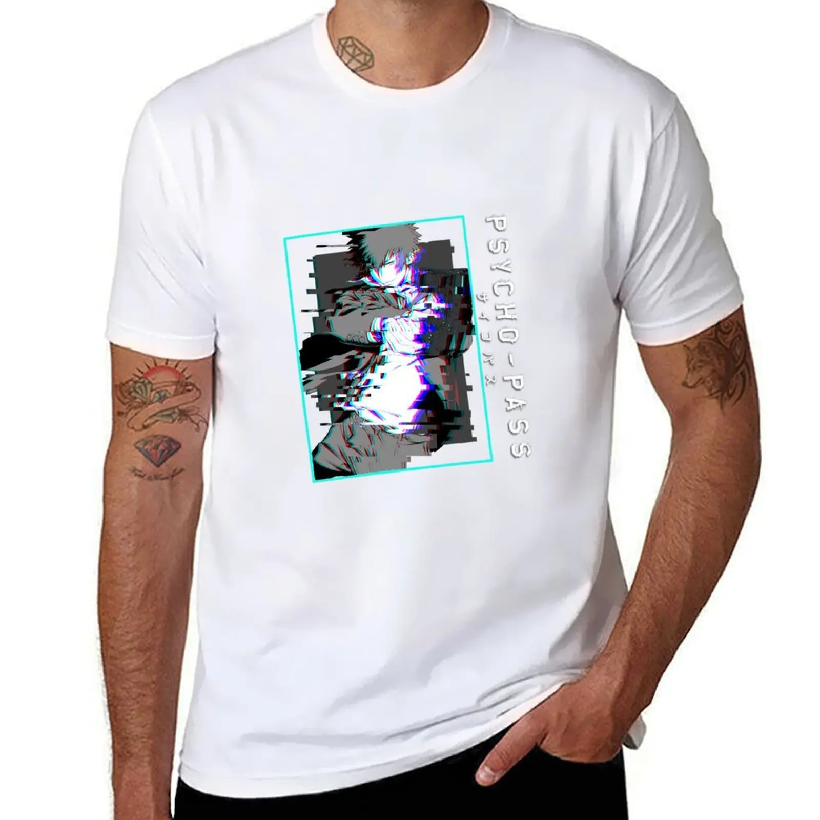 Shinya Kougami Glitchy Psycho pass T-Shirt t shirts for man cotton funny man t shirts high quality luxury brand T-Shirt
Shinya Kougami Glitchy Psycho pass T-Shirt t shirts for man cotton funny man t shirts high quality luxury brand T-Shirt