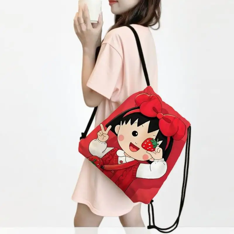 Chibi Maruko Chan Drawstring Mouth Oxford Cloth Basketball Bag Sports Training Swimming Item Storage Double Shoulder Backpack
Chibi Maruko Chan Drawstring Mouth Oxford Cloth Basketball Bag Sports Training Swimming Item Storage Double Shoulder Backpack