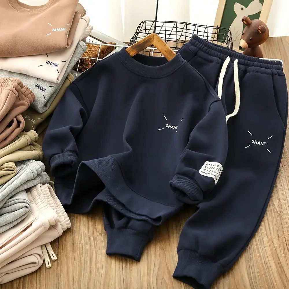 Teenage Boys Autumn Sweatshirt Suit Children's Printed Letters Loose Top Casual Pants 2 Piece Spring Clothes Trend 3-15Y
Teenage Boys Autumn Sweatshirt Suit Children's Printed Letters Loose Top Casual Pants 2 Piece Spring Clothes Trend 3-15Y