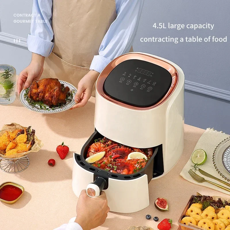 # New Design Hot Sales Cheap 4.5L Silver Crest Dual Smart Digital Air Fryer Oven Without Oil Air Fryer #
# New Design Hot Sales Cheap 4.5L Silver Crest Dual Smart Digital Air Fryer Oven Without Oil Air Fryer #