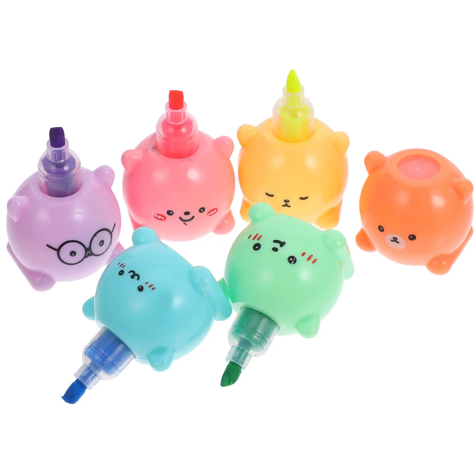 Bear Highlighters 6 Pcs Pastel Set Stackable Markers Bookmarks Shaped Work School Supplies Scrapbook Multi Function
Bear Highlighters 6 Pcs Pastel Set Stackable Markers Bookmarks Shaped Work School Supplies Scrapbook Multi Function