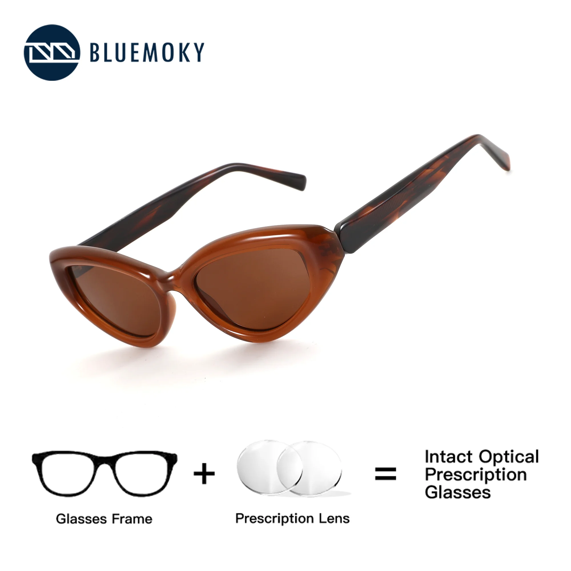 BLUEMOKY Cat Eye Acetate Progressive Lenses with Medical Prescription Sunglasses for Women Polarized UV400 Sun Eyeglasses
BLUEMOKY Cat Eye Acetate Progressive Lenses with Medical Prescription Sunglasses for Women Polarized UV400 Sun Eyeglasses