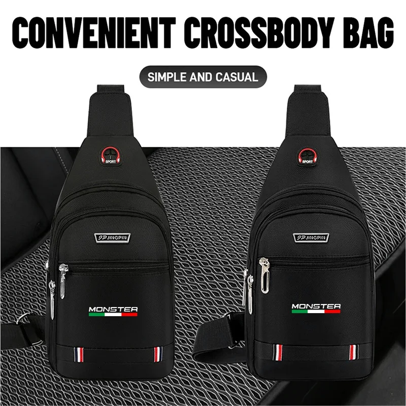 For Ducati Monster ST2 M 400 600 Accessories Chest Bag Trend Crossbody Bag Outdoor Sport Portable Shoulder Bag
For Ducati Monster ST2 M 400 600 Accessories Chest Bag Trend Crossbody Bag Outdoor Sport Portable Shoulder Bag