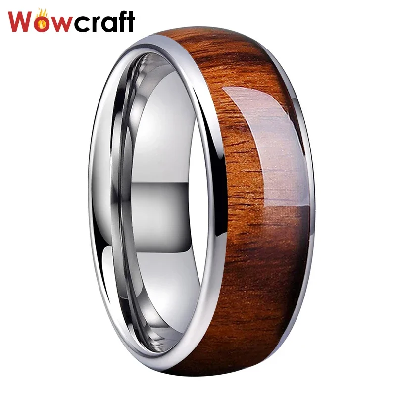 Nature Wood Inlay Tungsten Carbide Ring for Men Wedding Band Polished Shiny Comfort Fit
Nature Wood Inlay Tungsten Carbide Ring for Men Wedding Band Polished Shiny Comfort Fit