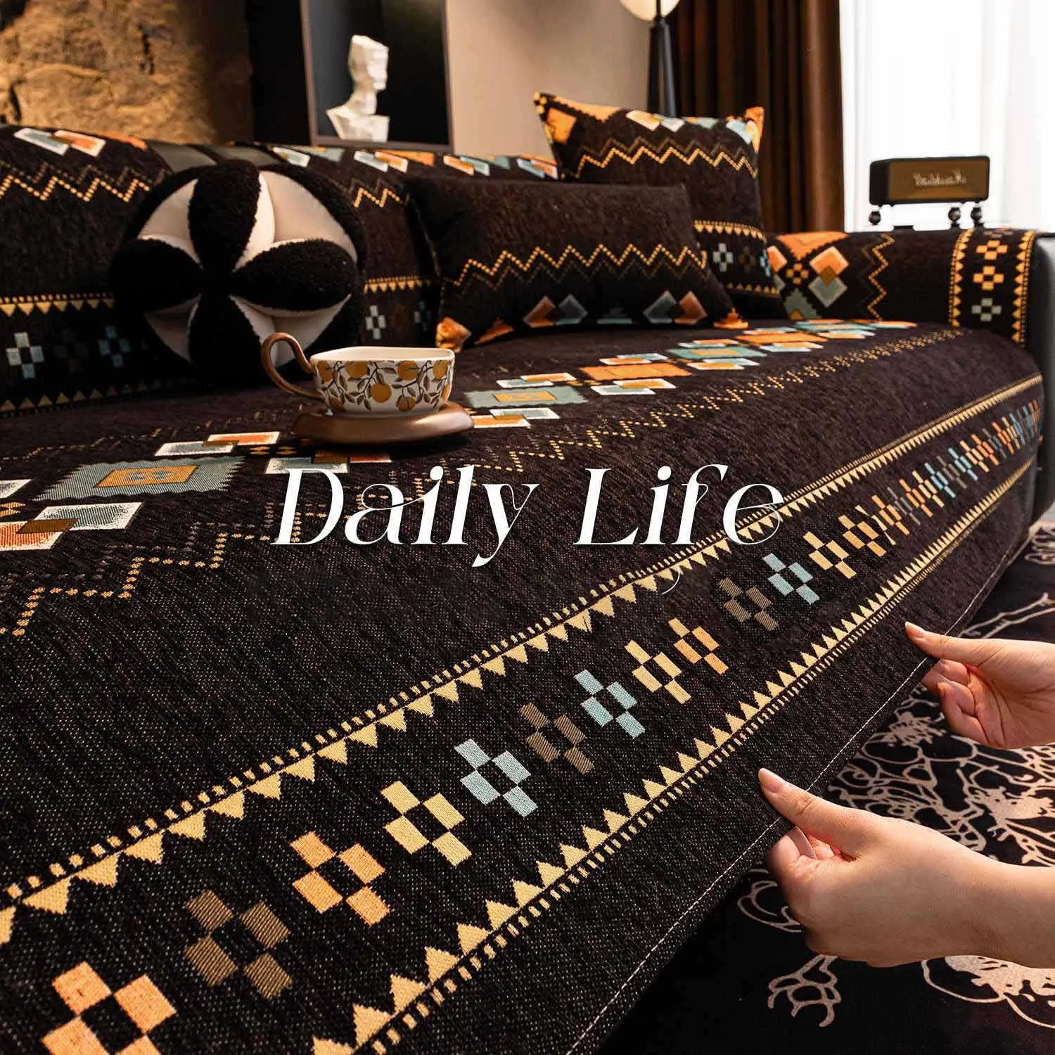 Boho Chenille Geometric Couch Cover Non-Slip L-Shaped Sectional Sofa Protector for Home Living Room Decor Furniture
Boho Chenille Geometric Couch Cover Non-Slip L-Shaped Sectional Sofa Protector for Home Living Room Decor Furniture