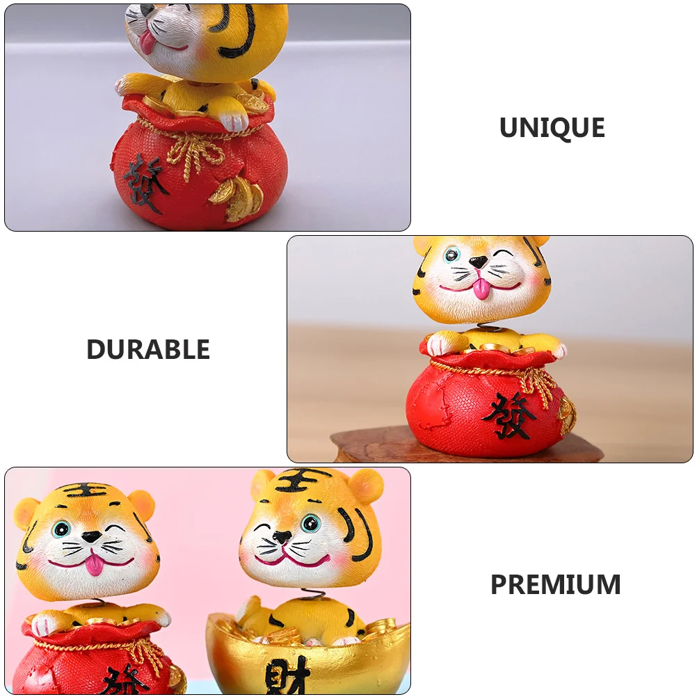 The Year of Tiger Ornament Resin Statue Decorate Craft Exquisite Ornaments Desktop Office 
The Year of Tiger Ornament Resin Statue Decorate Craft Exquisite Ornaments Desktop Office