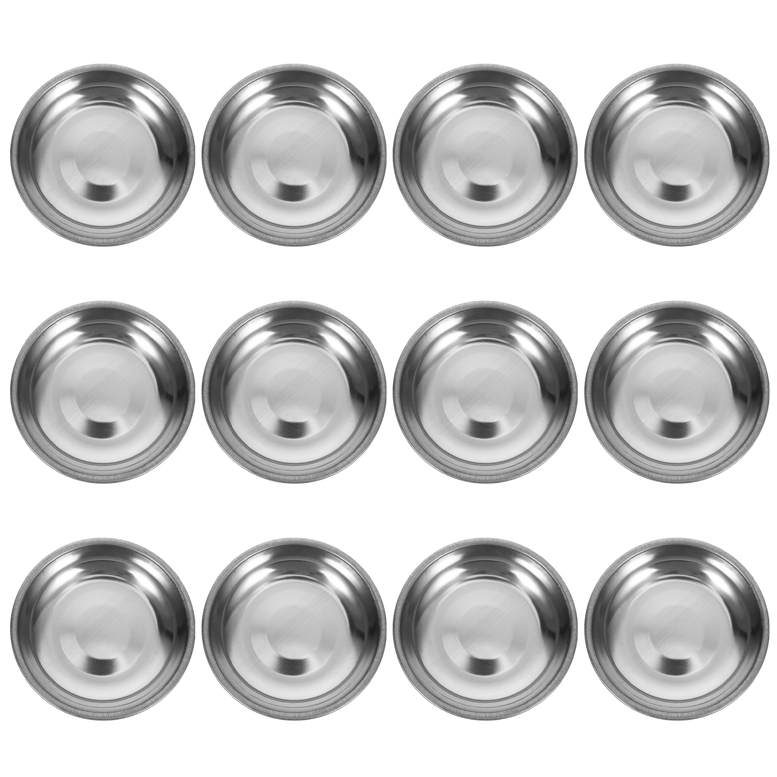 12pcs Stainless Steel Small Bowls Round Sauce Cups for Home Restaurant 10cm NonMagnetic Prep Mixing
12pcs Stainless Steel Small Bowls Round Sauce Cups for Home Restaurant 10cm NonMagnetic Prep Mixing