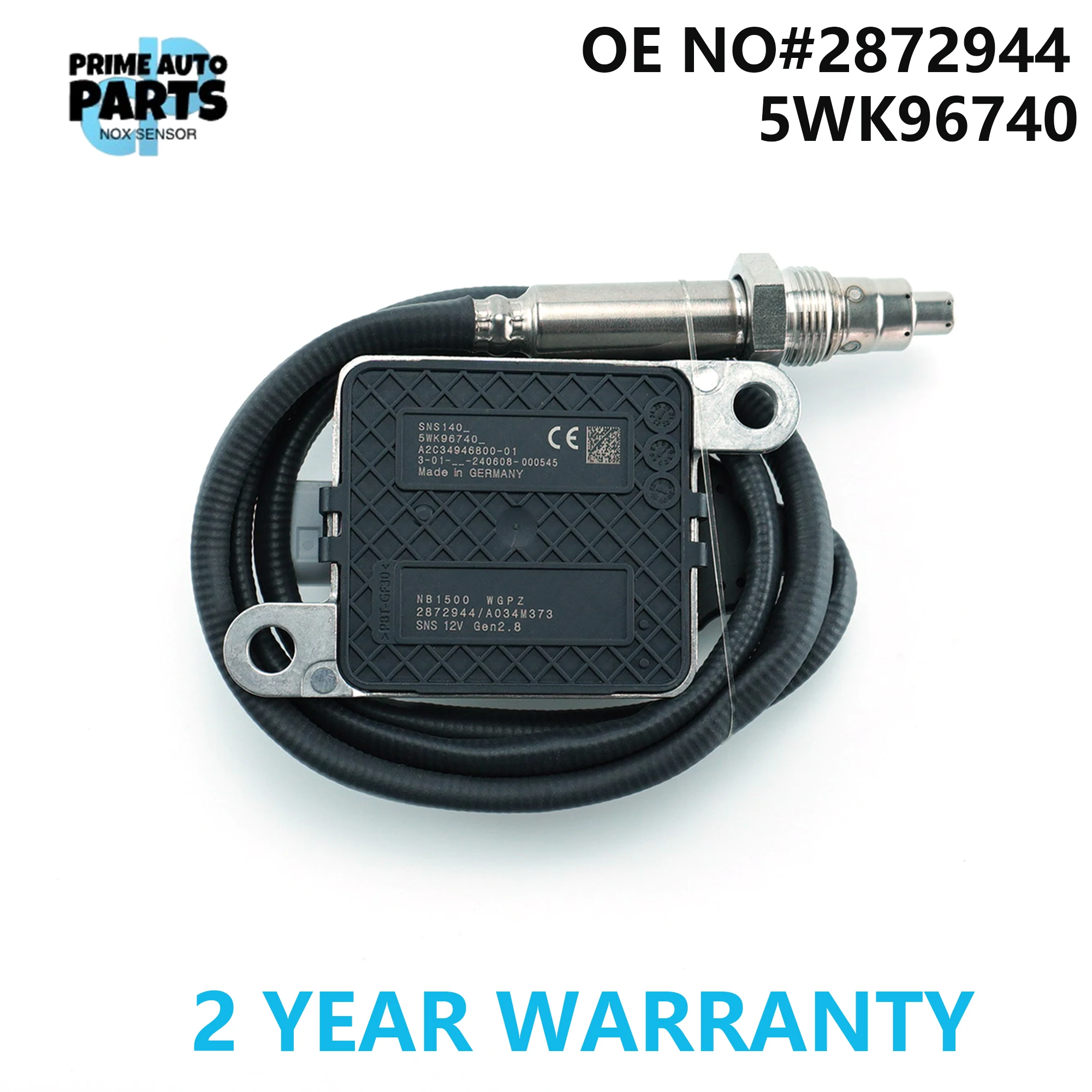 2872944 5WK96740 5WK9 6740 New Nitrogen Oxygen Sensor 12V For Cummins Nox Sensor
2872944 5WK96740 5WK9 6740 New Nitrogen Oxygen Sensor 12V For Cummins Nox Sensor
