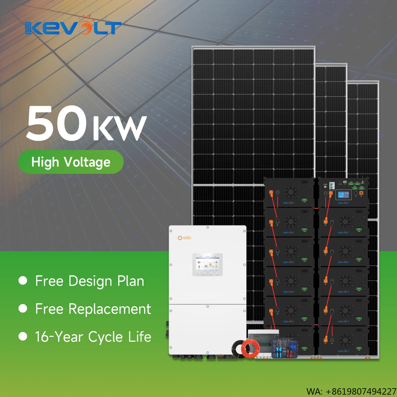 High Voltage Solar Power Station 50kW 100KW Solar Panels With LiFePO4 Battery and Hybrid Inverter Solar Energy System
High Voltage Solar Power Station 50kW 100KW Solar Panels With LiFePO4 Battery and Hybrid Inverter Solar Energy System
