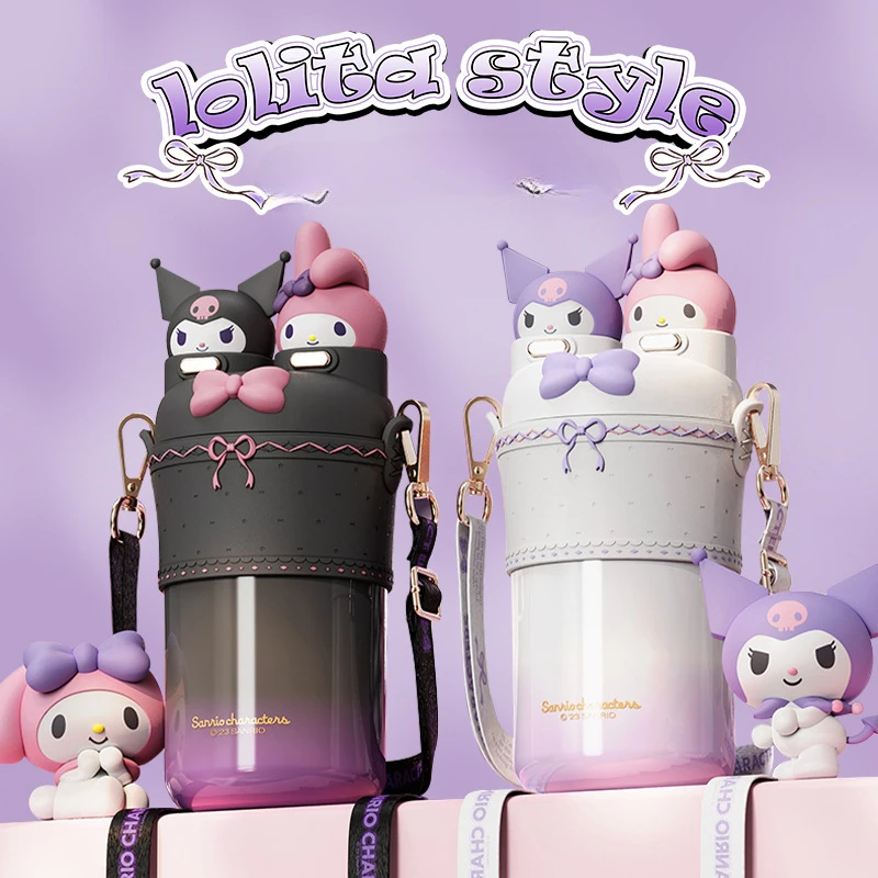 Новый термос в стиле аниме Sanrio Kuromi Mymelody, чашка для воды, большая емкость, регулируемая, Милая девочка, подарок на день рождения, Хэллоуин
Новый термос в стиле аниме Sanrio Kuromi Mymelody, чашка для воды, большая емкость, регулируемая, Милая девочка, подарок на день рождения, Хэллоуин