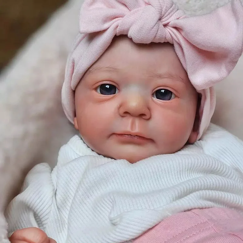 45CM Already Painted Finished Reborn Baby Doll Felicia Same as Picture Lifelike Soft Touch3D Skin Hand-Root Hair Visible
45CM Already Painted Finished Reborn Baby Doll Felicia Same as Picture Lifelike Soft Touch3D Skin Hand-Root Hair Visible