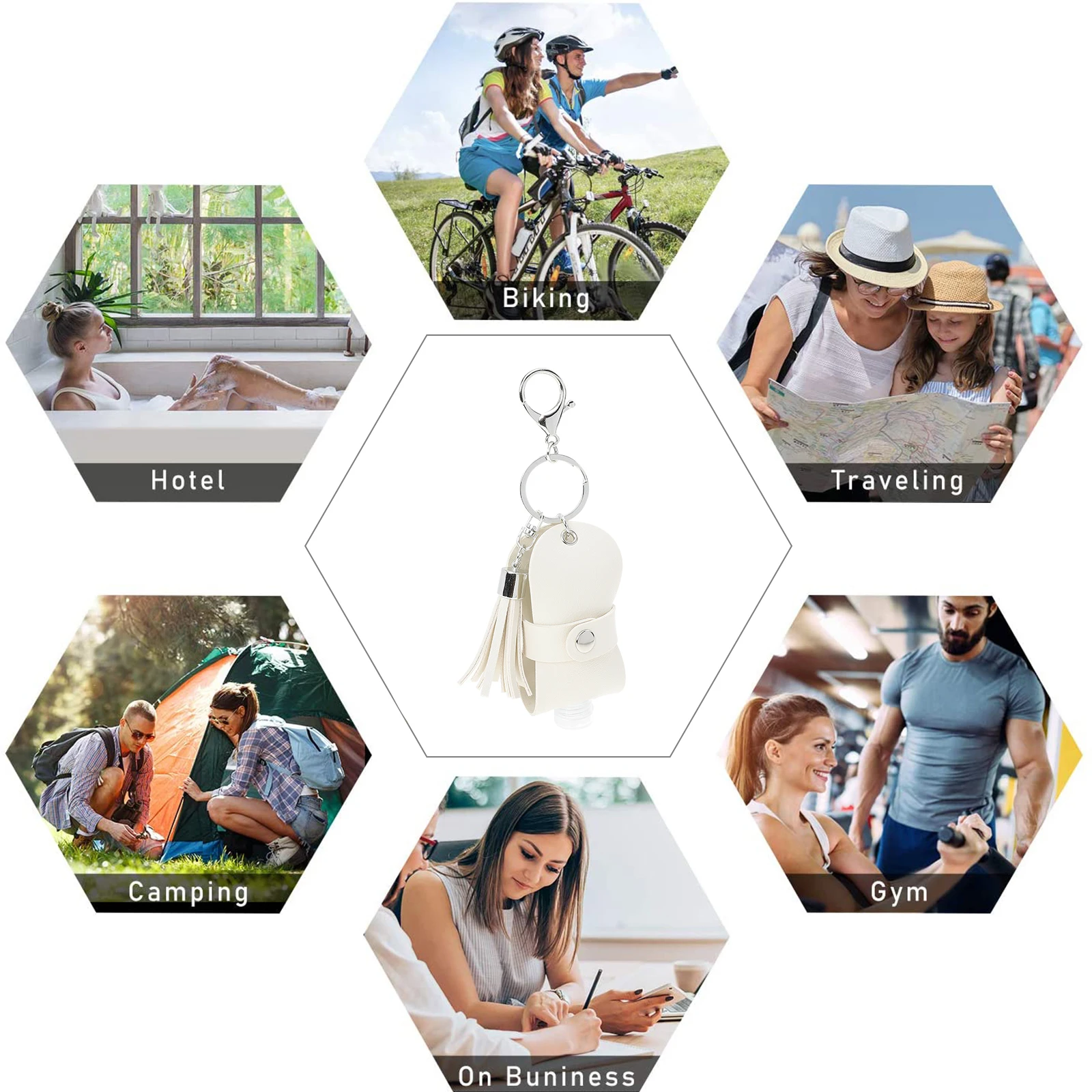 Keychain Bottle Cover Travel Toiletries Small Cylinder Keyring Portable Bottles 
Keychain Bottle Cover Travel Toiletries Small Cylinder Keyring Portable Bottles