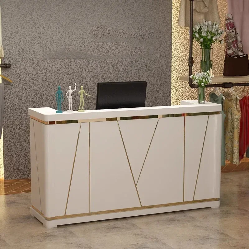 Pulpit Front Reception Desk Podium Lectern Bar Modern Office Cash Counter Desk Restaurant Tables White Bureau Meuble Furniture
Pulpit Front Reception Desk Podium Lectern Bar Modern Office Cash Counter Desk Restaurant Tables White Bureau Meuble Furniture