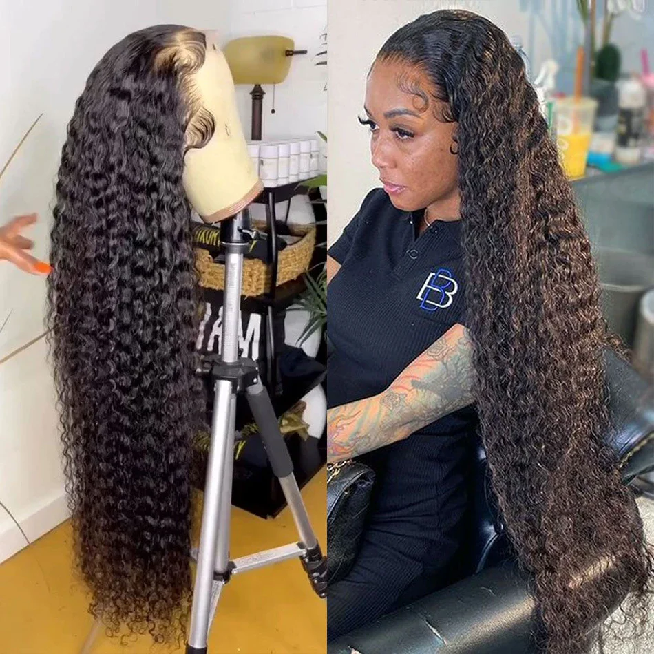 Deep Wave HD 13x4 Lace Frontal Wig Human Hair Water Wave Remy Curly Remy Hair Wig 4x4 Lace Closure 200% 13X6 HD Lace Frontal Wig
Deep Wave HD 13x4 Lace Frontal Wig Human Hair Water Wave Remy Curly Remy Hair Wig 4x4 Lace Closure 200% 13X6 HD Lace Frontal Wig