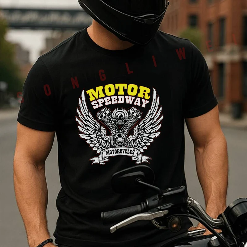 Moto Cotton T-Shirt Motor Speedway Graphic Men Tees O-neck Short Sleeve T Shirt Fashion Hip Hop Streetwear Oversized Tshirt
Moto Cotton T-Shirt Motor Speedway Graphic Men Tees O-neck Short Sleeve T Shirt Fashion Hip Hop Streetwear Oversized Tshirt