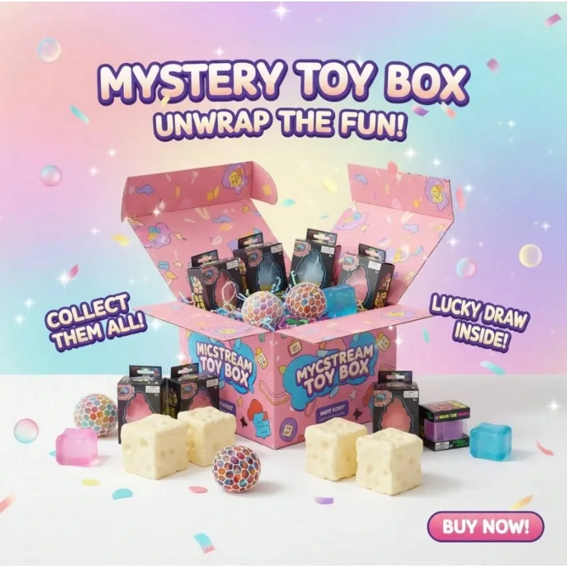 1pcs Summer Glitter Squishy Blind Box, Random Lucky Surprise Squeeze Toys, Stress Relief Squishy Fidget Toy Set for Kids
1pcs Summer Glitter Squishy Blind Box, Random Lucky Surprise Squeeze Toys, Stress Relief Squishy Fidget Toy Set for Kids