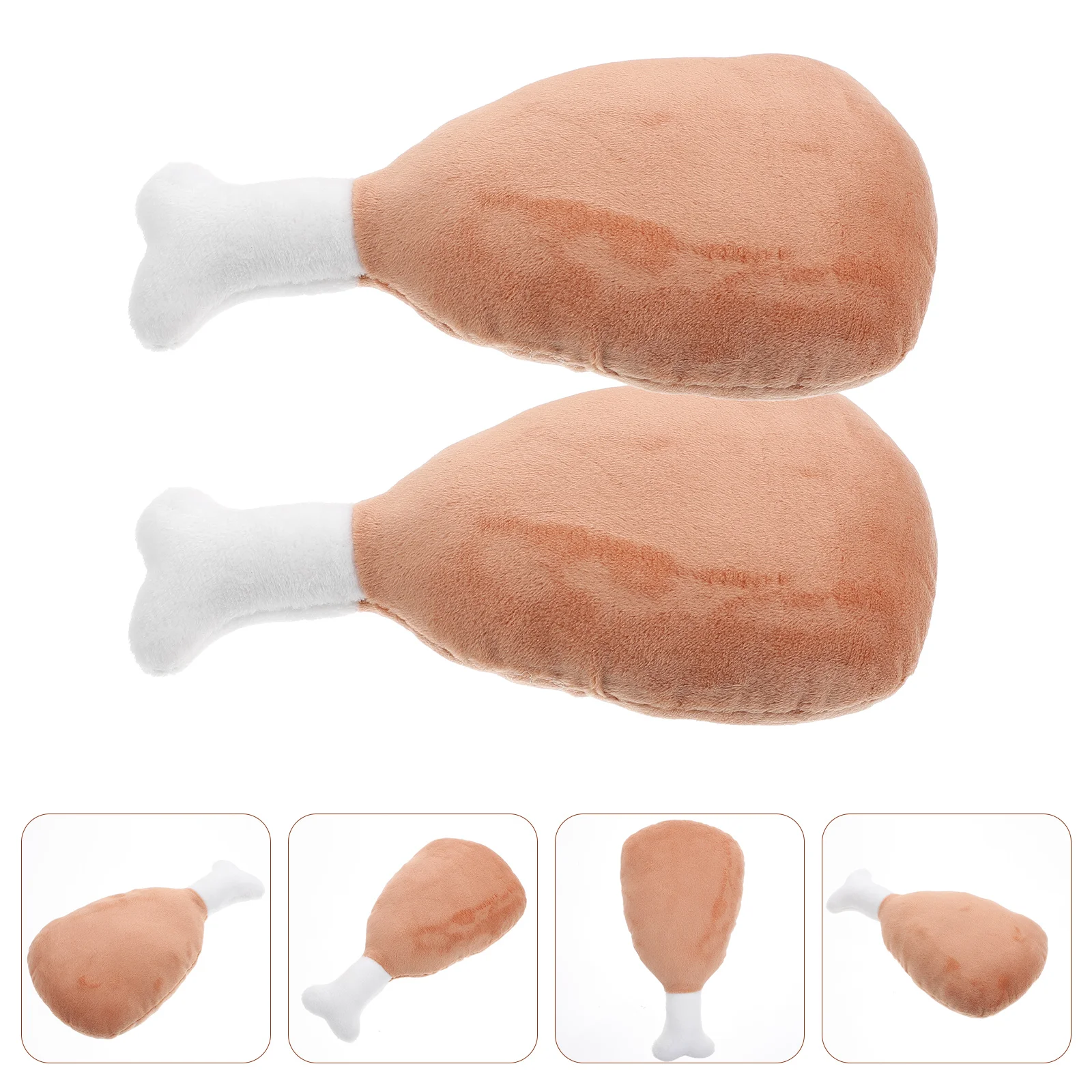 2 Pcs Plush Toy Car Pillow Cartoon Throw White Pp Cotton Chicken Leg Shape Child Toys
2 Pcs Plush Toy Car Pillow Cartoon Throw White Pp Cotton Chicken Leg Shape Child Toys