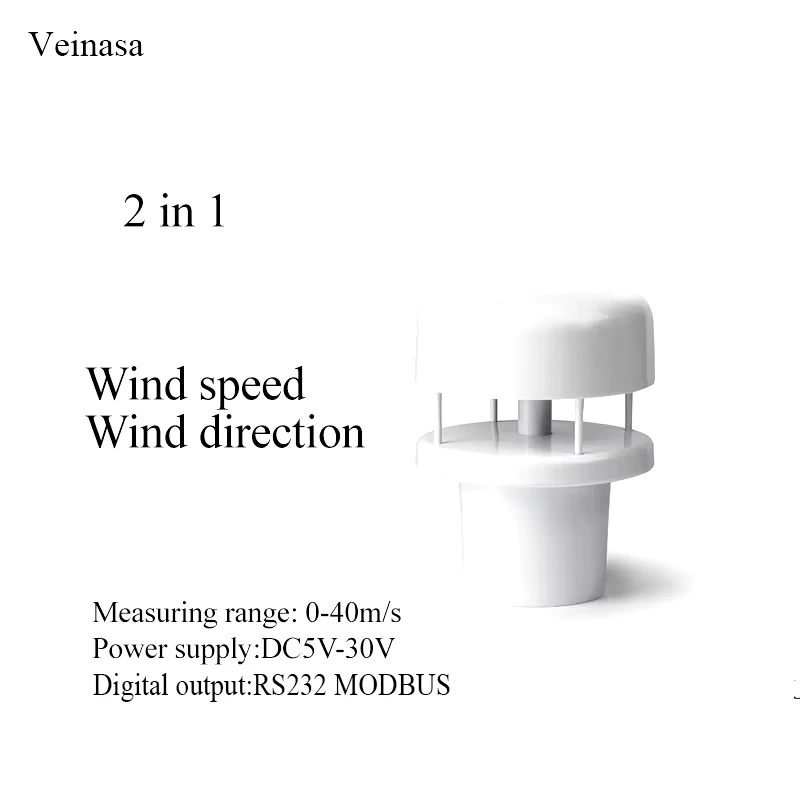 2026 Mini-C2H RS232 IP65 Protection Ultrasonic Wind Speed & Direction Sensor for Tower Crane 0-40m/s Operating Temp -40 to +60
2026 Mini-C2H RS232 IP65 Protection Ultrasonic Wind Speed & Direction Sensor for Tower Crane 0-40m/s Operating Temp -40 to +60