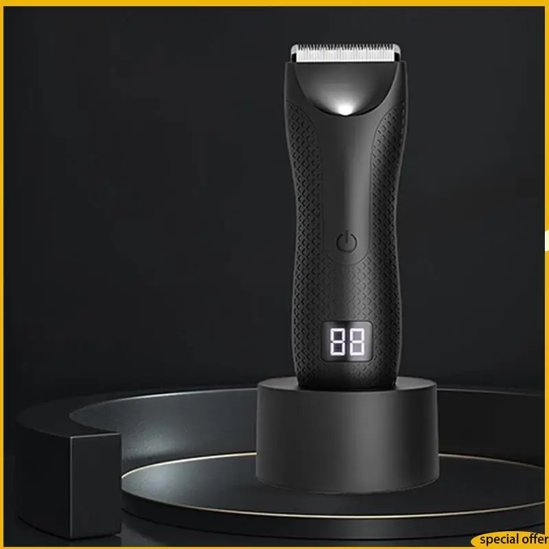 A61I Body Hair Trimmer Rechargeable Groin Hair Trimmer Blade Electric Shaver With 2 Guide Comb Body Groomer For Men
A61I Body Hair Trimmer Rechargeable Groin Hair Trimmer Blade Electric Shaver With 2 Guide Comb Body Groomer For Men