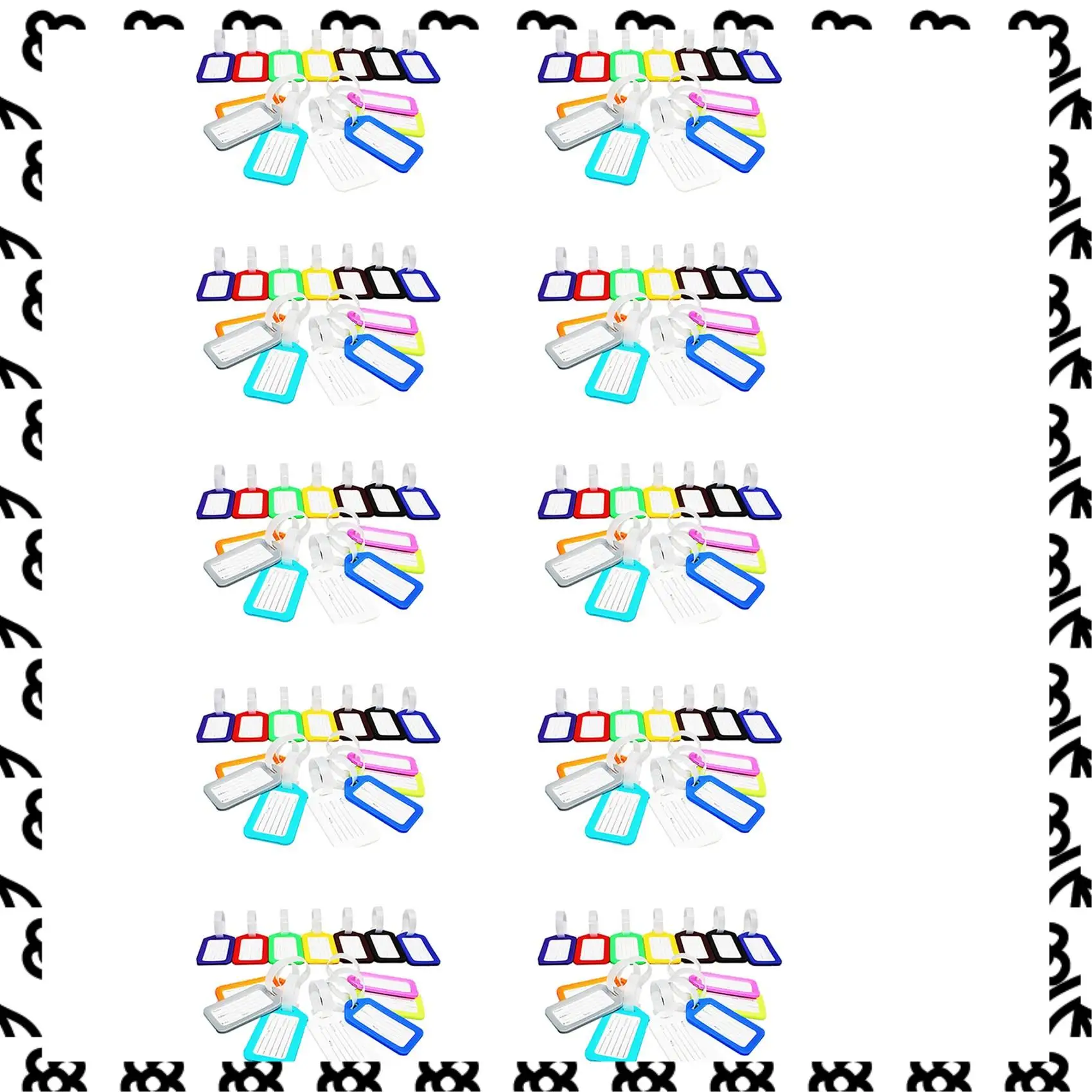 A07I 100 Travel Luggage Bag Tag Plastic Suitcase Baggage Office Name Address ID Label
A07I 100 Travel Luggage Bag Tag Plastic Suitcase Baggage Office Name Address ID Label