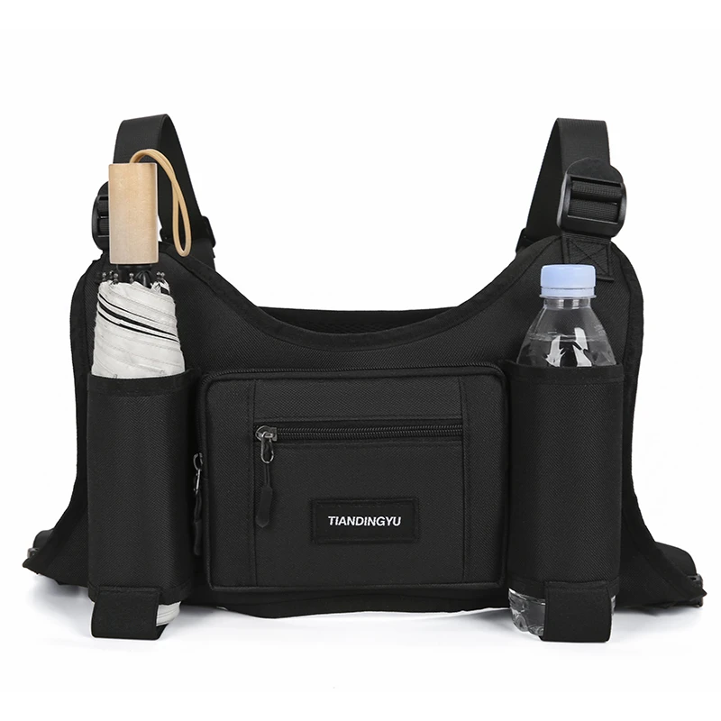 Chest Bag Waist Bag Hip Hop Streetwear Large Capacity unisex Sports Vest Backpack Casual Tactical Vest Bag Cycling Chest Rig Bag
Chest Bag Waist Bag Hip Hop Streetwear Large Capacity unisex Sports Vest Backpack Casual Tactical Vest Bag Cycling Chest Rig Bag