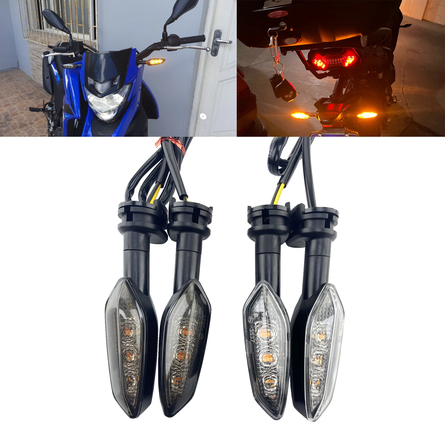 Motorcycle LED Turn Signal Light Indicator For YAMAHA MT01 MT07 MT09 MT10 MT15 MT25 MT125 TRACER 900 700 GT FZ
Motorcycle LED Turn Signal Light Indicator For YAMAHA MT01 MT07 MT09 MT10 MT15 MT25 MT125 TRACER 900 700 GT FZ