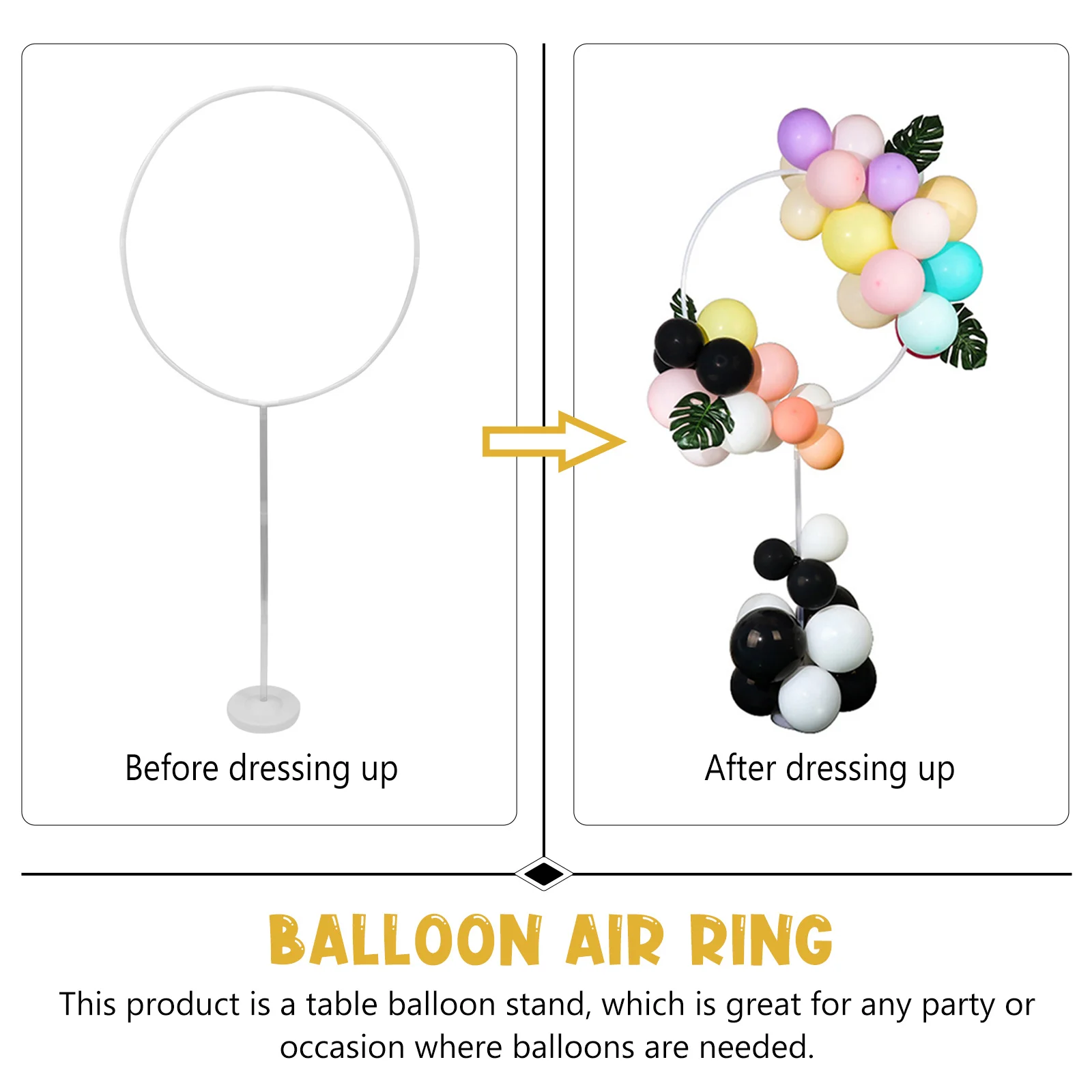 1Set Round Balloon Arch Column Kit Sturdy Balloon Stand for Wedding Birthday Party Supplies Decoration Wedding Decoration
1Set Round Balloon Arch Column Kit Sturdy Balloon Stand for Wedding Birthday Party Supplies Decoration Wedding Decoration