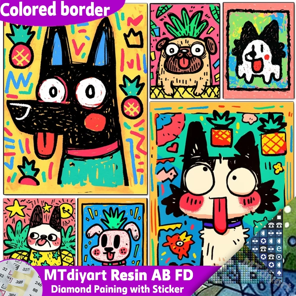 DIY Animal AB FD Resin Diamond Painting With Symbol Stickers Printed Canvas Border Fun Dog Mosaic Landscape Set Art Home Decor
DIY Animal AB FD Resin Diamond Painting With Symbol Stickers Printed Canvas Border Fun Dog Mosaic Landscape Set Art Home Decor