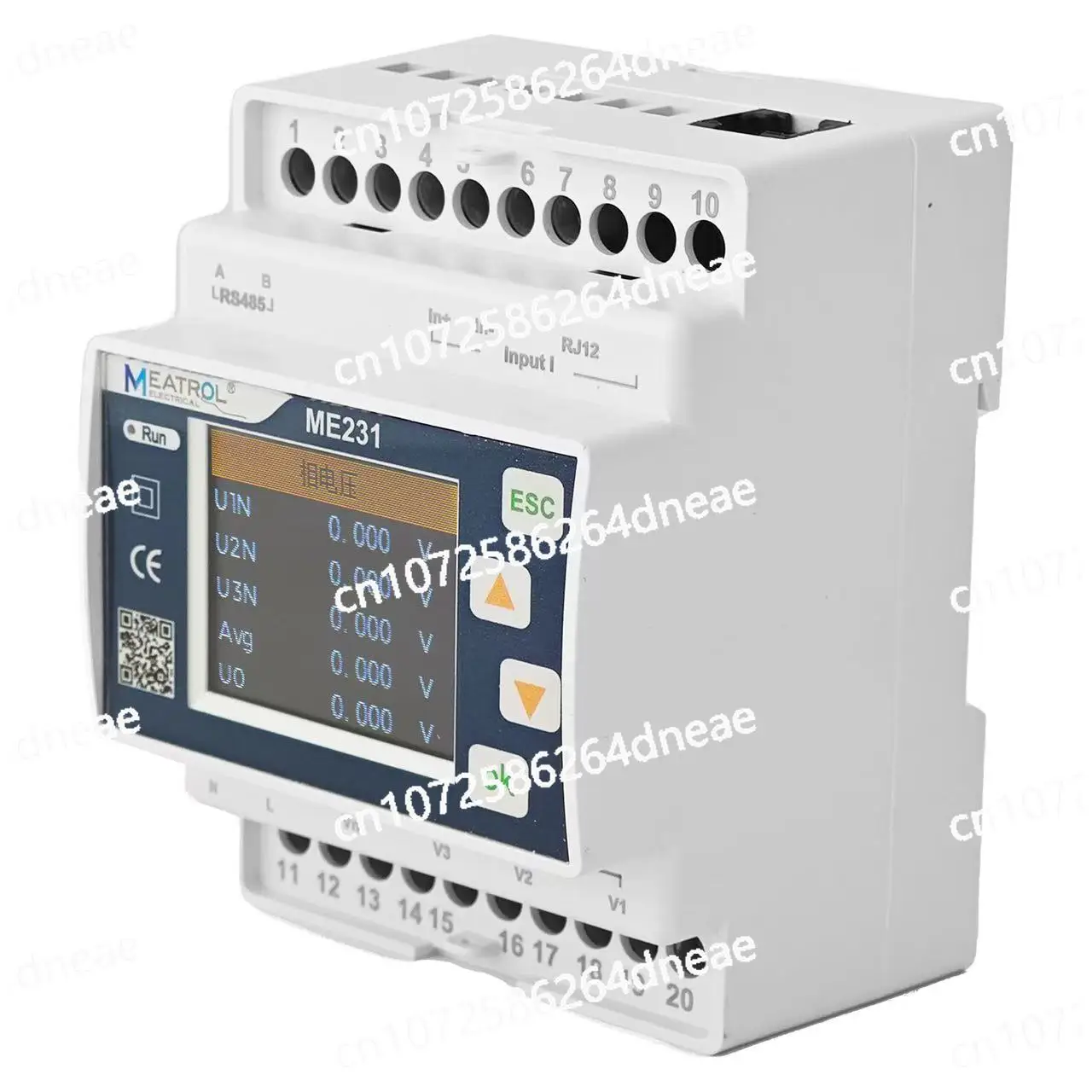 Compatible with Modbus Protocol RS485 ME231 Advanced 3-Phase Digital Energy Meter Roche Coil & Voltage
Compatible with Modbus Protocol RS485 ME231 Advanced 3-Phase Digital Energy Meter Roche Coil & Voltage