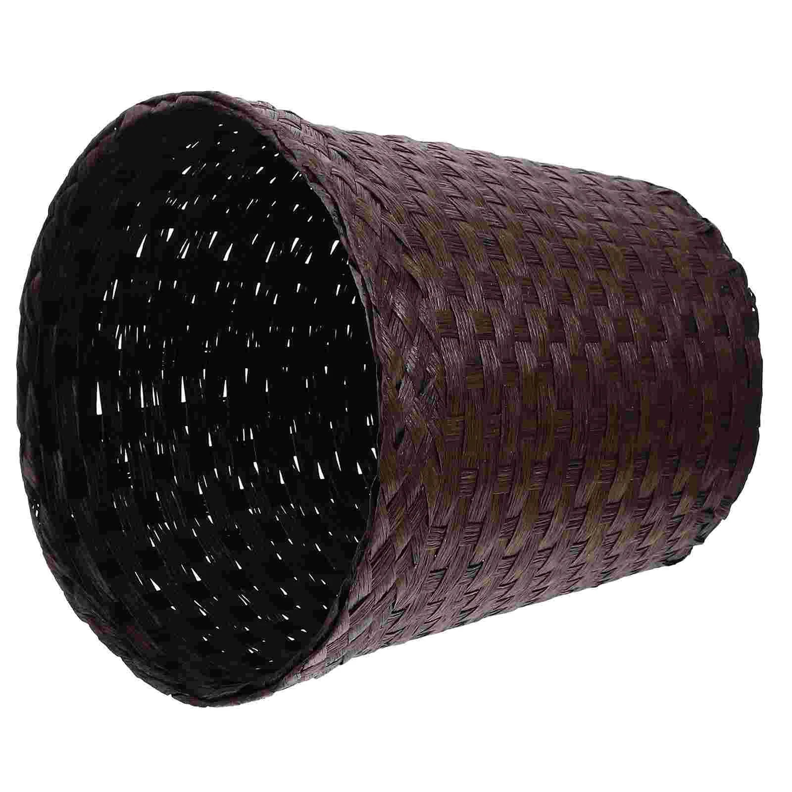 Wastebasket Simple and Fashionable Paper Rattan Imitation Straw Storage Bin Garbage Khaki Color Child Laundry Baskets Can
Wastebasket Simple and Fashionable Paper Rattan Imitation Straw Storage Bin Garbage Khaki Color Child Laundry Baskets Can