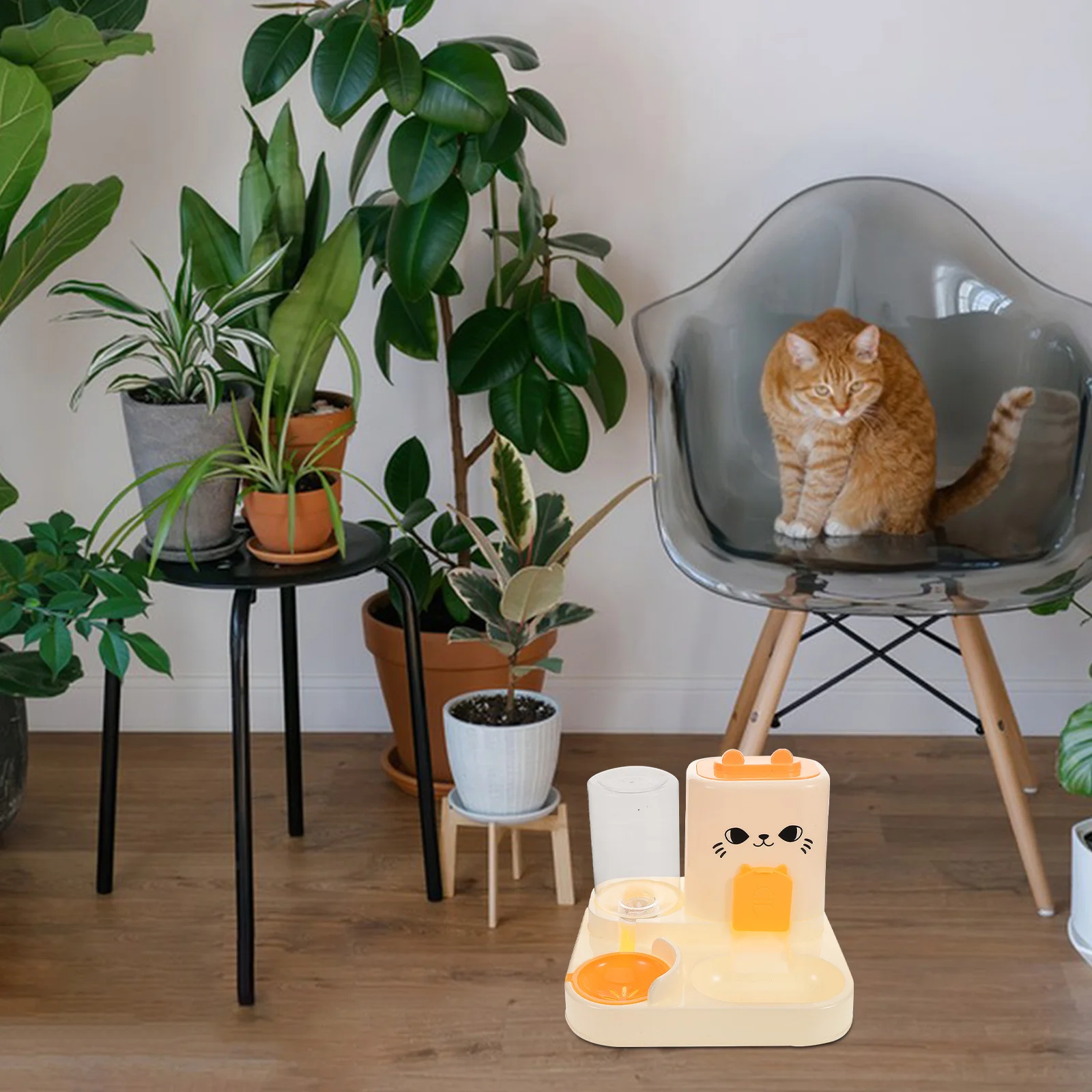 Automatic Cat Feeder Waterer 2 In 1 Gravity Pet Feeding Station For Cats Small Dogs Large Capacity Bowl Dispenser Durable
Automatic Cat Feeder Waterer 2 In 1 Gravity Pet Feeding Station For Cats Small Dogs Large Capacity Bowl Dispenser Durable