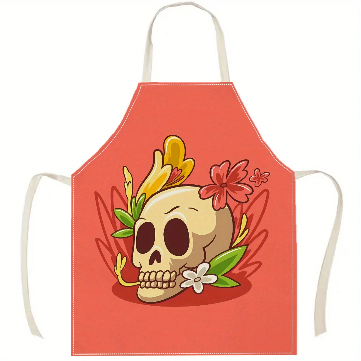 Sugar Skull Flowers Apron Vintage Floral Skeleton Kitchen Cooking Baking BBQ Chef Gothic Gift For Women Men Linen Bib Apron
Sugar Skull Flowers Apron Vintage Floral Skeleton Kitchen Cooking Baking BBQ Chef Gothic Gift For Women Men Linen Bib Apron