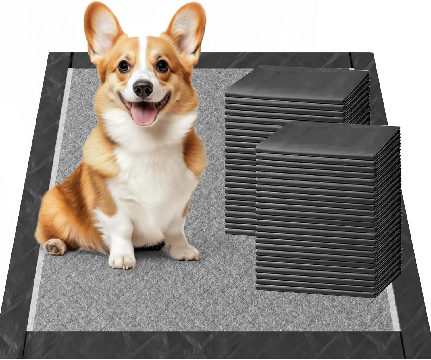Small Dog Pee Pads 22x22 Inches Odor-Control Leak-Proof Disposable Pet Training Thick Black Edge-Wrapping (100 Pieces)
Small Dog Pee Pads 22x22 Inches Odor-Control Leak-Proof Disposable Pet Training Thick Black Edge-Wrapping (100 Pieces)