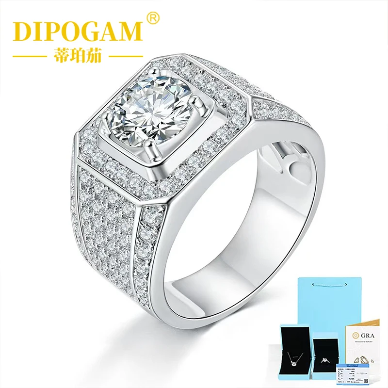 DIPOGAM 1-5CT кольца с бриллиантами из муассанита для мужчин, стерлинговое серебро 925 пробы, щедрые мужские роскошные кольца с бриллиантами из муассанита для вечеринки
DIPOGAM 1-5CT кольца с бриллиантами из муассанита для мужчин, стерлинговое серебро 925 пробы, щедрые мужские роскошные кольца с бриллиантами из муассанита для вечеринки