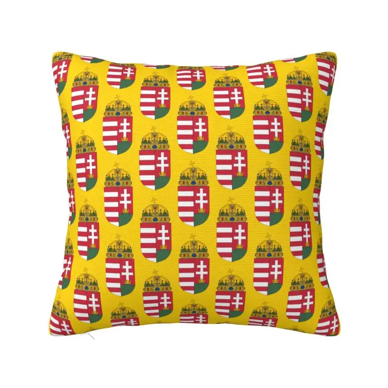Custom Hungary Coat Of Arms Pillow Case 40x40cm for Living Room Hungarian Patriotic Modern Cushion Cover Car Pillowcase
Custom Hungary Coat Of Arms Pillow Case 40x40cm for Living Room Hungarian Patriotic Modern Cushion Cover Car Pillowcase