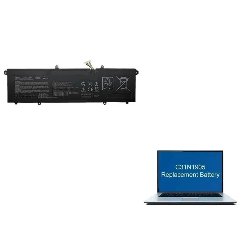 WYORESY Новый аккумулятор C31N1905 для ASUS VivoBook S14 M433 S433 S433FL S15 S533 S533EQ 50 Втч
WYORESY Новый аккумулятор C31N1905 для ASUS VivoBook S14 M433 S433 S433FL S15 S533 S533EQ 50 Втч