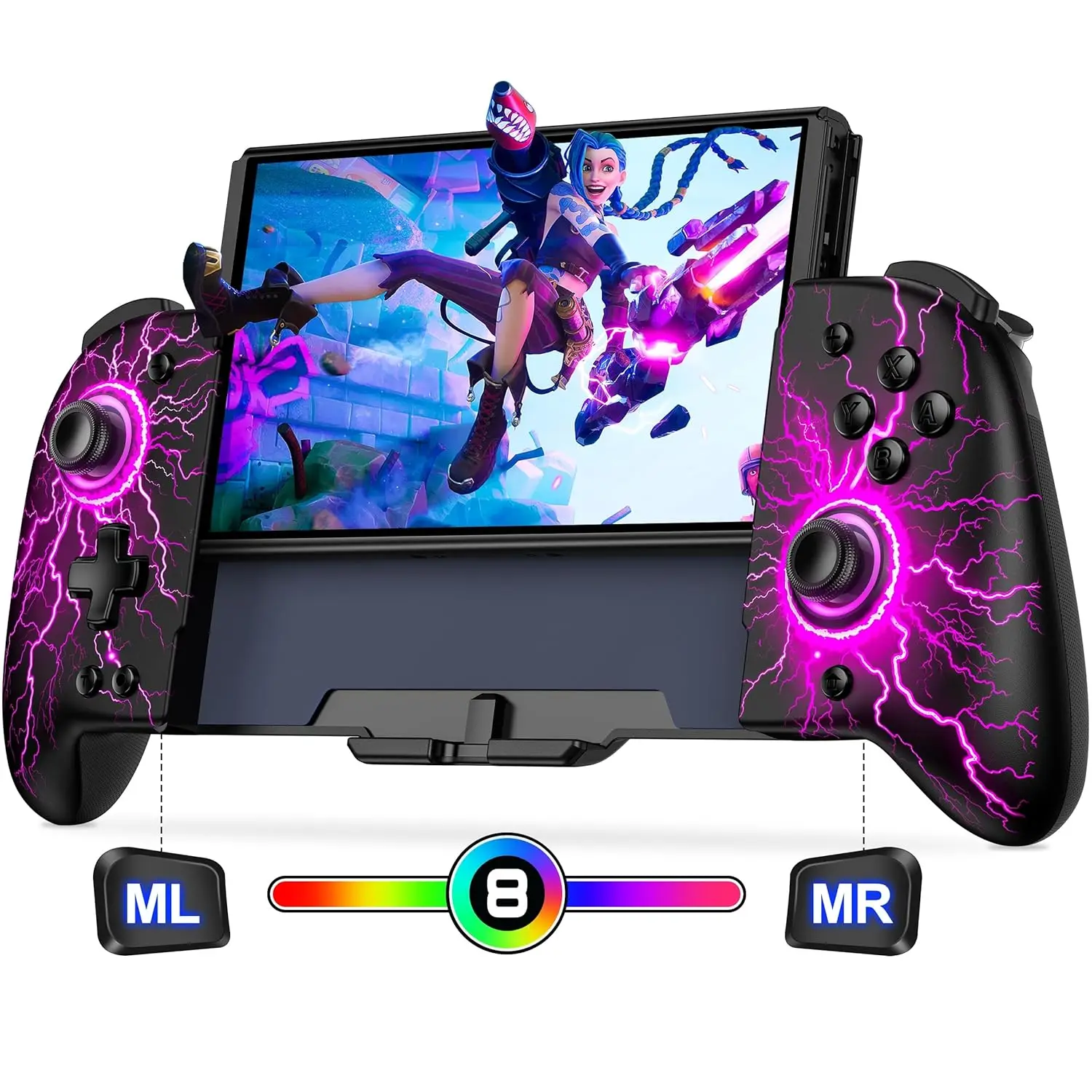 BEBONCOOL Switch Controllers for Nintendo Switch/Switch OLED Hall Effect Wireless Switch Controller with Battery/Turbo
BEBONCOOL Switch Controllers for Nintendo Switch/Switch OLED Hall Effect Wireless Switch Controller with Battery/Turbo