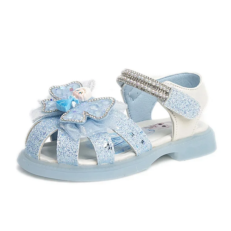 Kids'Sandalsl Led Light Elsa Princess Frozen PU Leather Sequin Pearl Summer Shoes Anti-slip Breathable Pink Blue Size 22-32
Kids'Sandalsl Led Light Elsa Princess Frozen PU Leather Sequin Pearl Summer Shoes Anti-slip Breathable Pink Blue Size 22-32