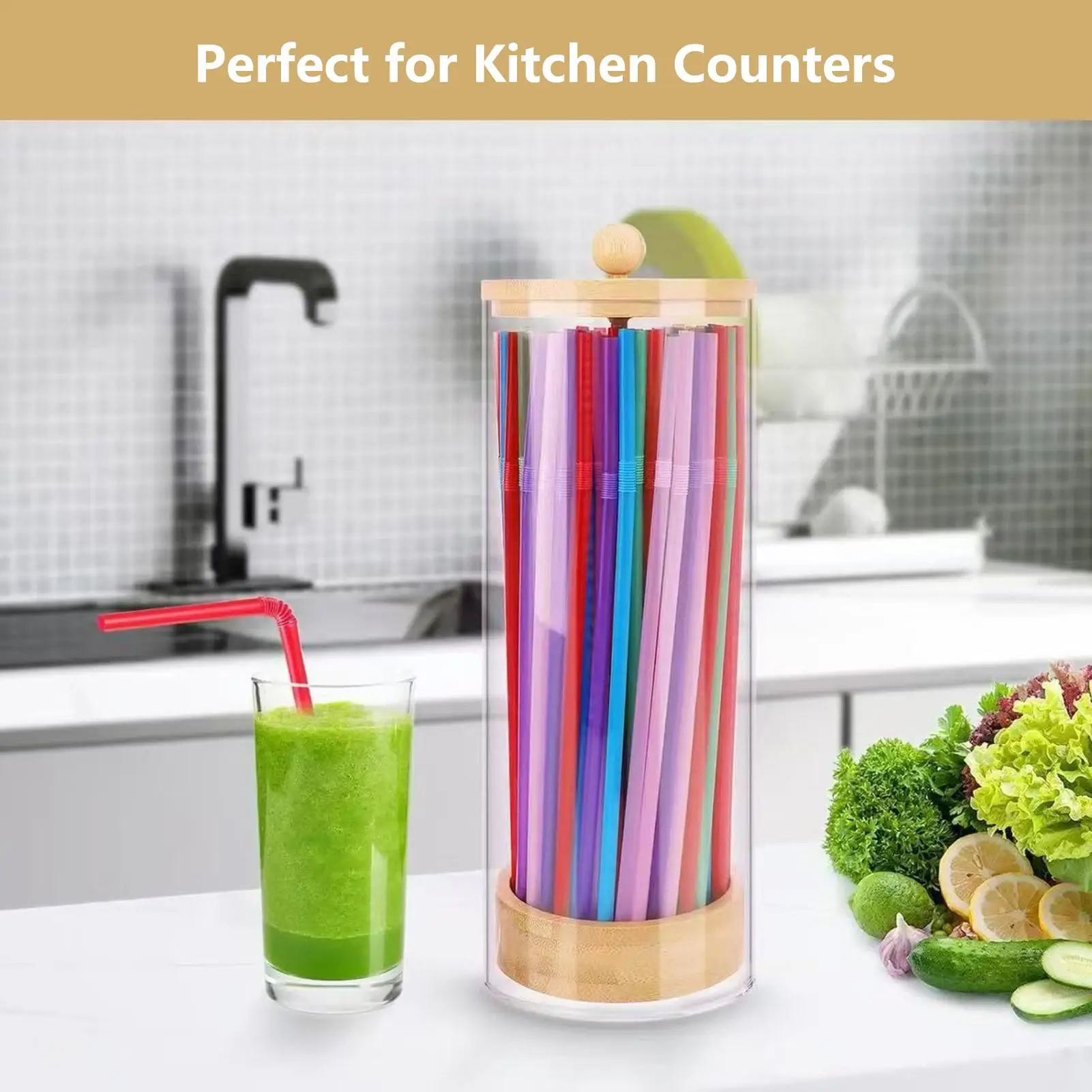 Straw Holder Dispenser Restaurant Home Drinking Straw Storage Waterproof Versatile Counter Dispenser With Lid For Coffee Shop
Straw Holder Dispenser Restaurant Home Drinking Straw Storage Waterproof Versatile Counter Dispenser With Lid For Coffee Shop