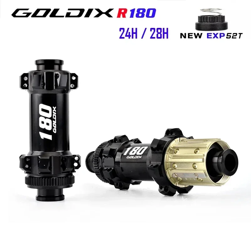 GOLDIX R180 road gravel bicycle hub Center Lock 24/28H 52T ratchet suitable for SHIMANO 11/12 speed bicycle accessories
GOLDIX R180 road gravel bicycle hub Center Lock 24/28H 52T ratchet suitable for SHIMANO 11/12 speed bicycle accessories