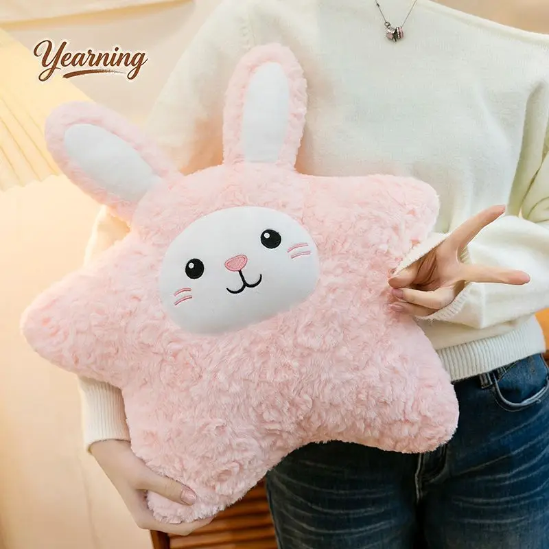 Cute Cartoon Star Plush Lumbar Cushion Rabbit Pig Sheep Shaped Sofa Throw Pillow Car Seat Cushion
Cute Cartoon Star Plush Lumbar Cushion Rabbit Pig Sheep Shaped Sofa Throw Pillow Car Seat Cushion