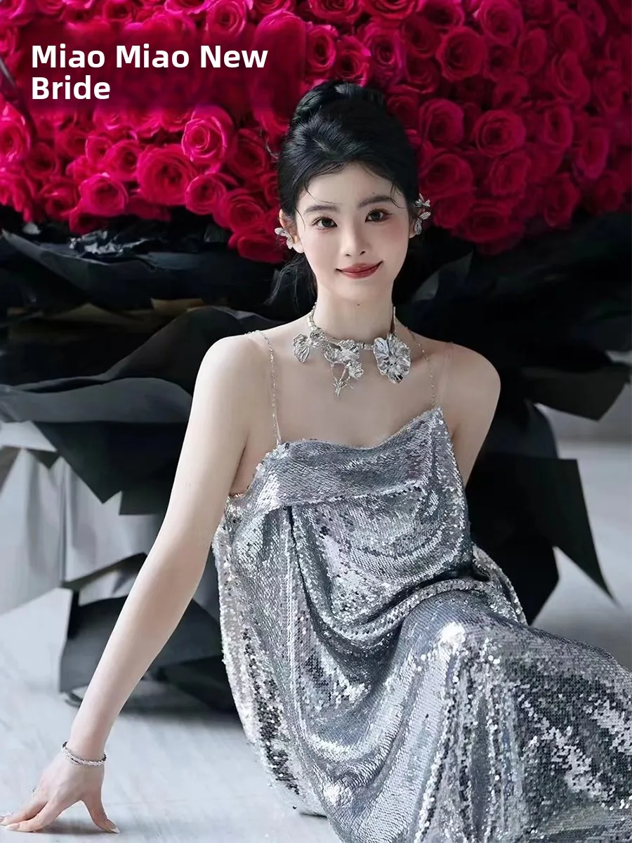 Wedding Morning Robe Women's Sexy plus Size High-End Feel Bridesmaid Birthday Long Dr Gown Faionable Floor-Length Sve...
Wedding Morning Robe Women's Sexy plus Size High-End Feel Bridesmaid Birthday Long Dr Gown Faionable Floor-Length Sve...