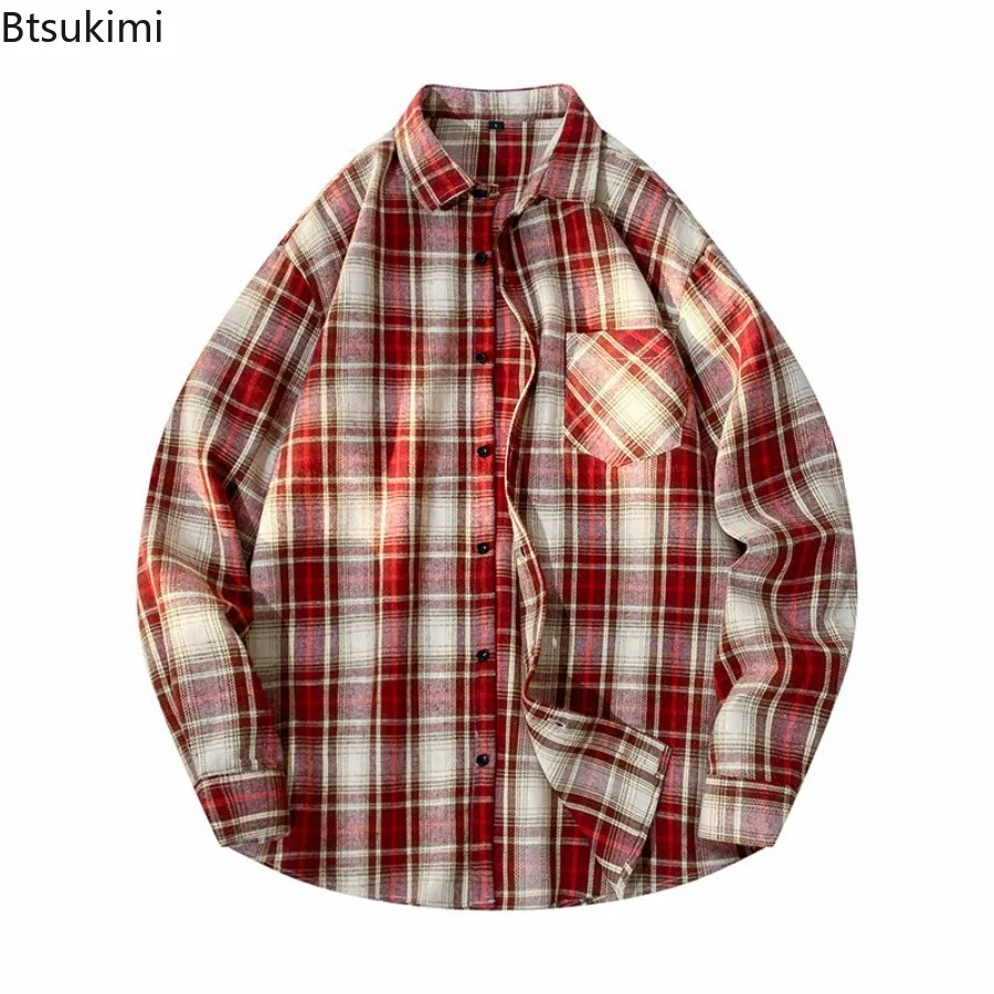 Новая мужская клетчатая рубашка на весну и осень с длинным рукавом, однотонная свободная мужская повседневная рубашка большого размера, деловая мужская мягкая классическая рубашка
Новая мужская клетчатая рубашка на весну и осень с длинным рукавом, однотонная свободная мужская повседневная рубашка большого размера, деловая мужская мягкая классическая рубашка