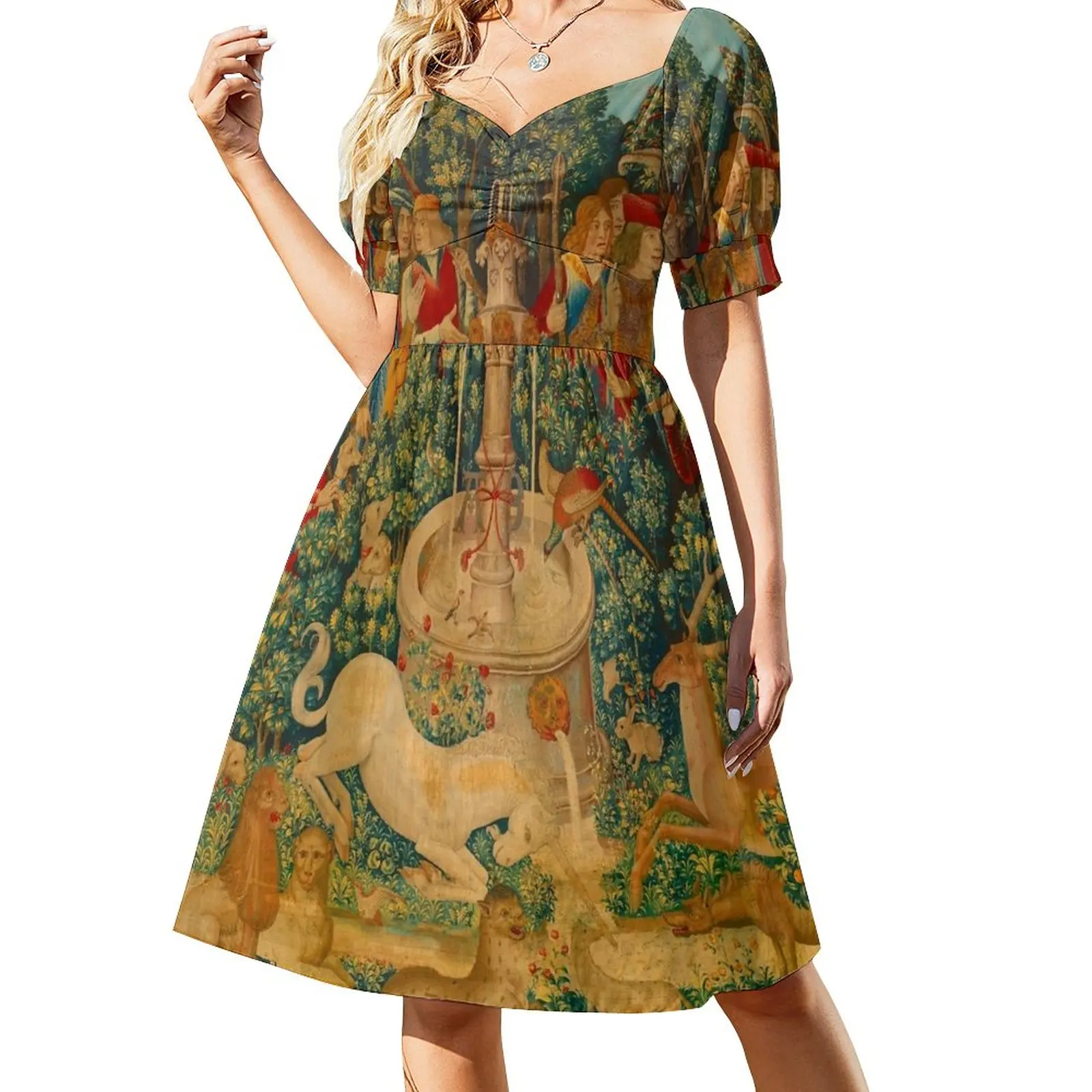 The hunt of the unicorn Sleeveless Dress beach dress Aesthetic clothing women's evening dresses 2024
The hunt of the unicorn Sleeveless Dress beach dress Aesthetic clothing women's evening dresses 2024