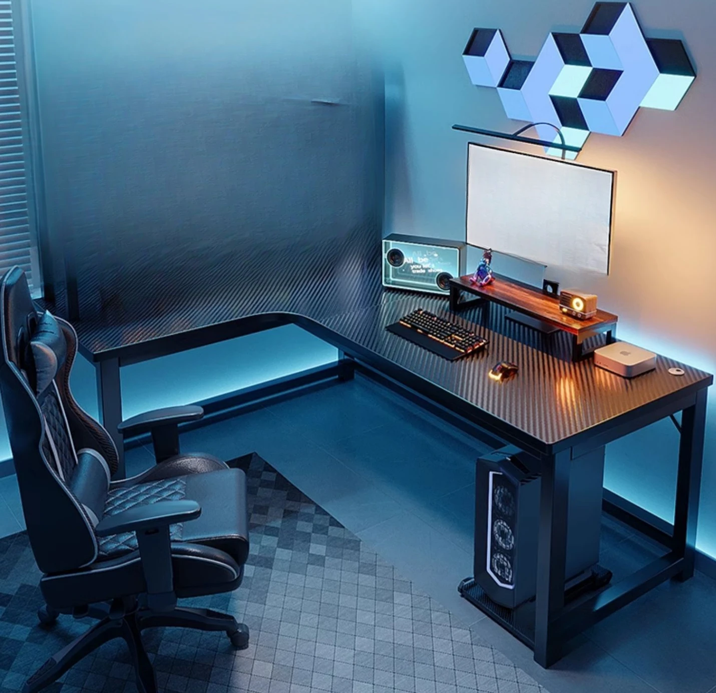 NEW 2E-sports desk computer desk desktop household double desk bookshelf integrated table
NEW 2E-sports desk computer desk desktop household double desk bookshelf integrated table