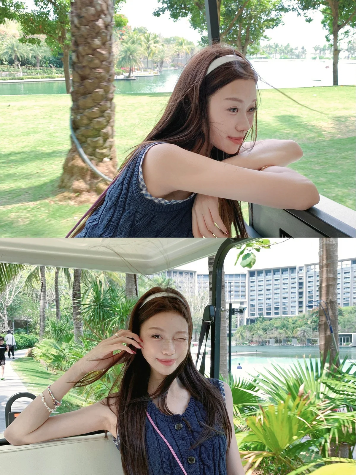 Blueberry Tree under Korean Style Hemp Texture Splicing Grid Slim Fit Sleeveless Knitted Vest High Elasticity round Neck H ...
Blueberry Tree under Korean Style Hemp Texture Splicing Grid Slim Fit Sleeveless Knitted Vest High Elasticity round Neck H ...