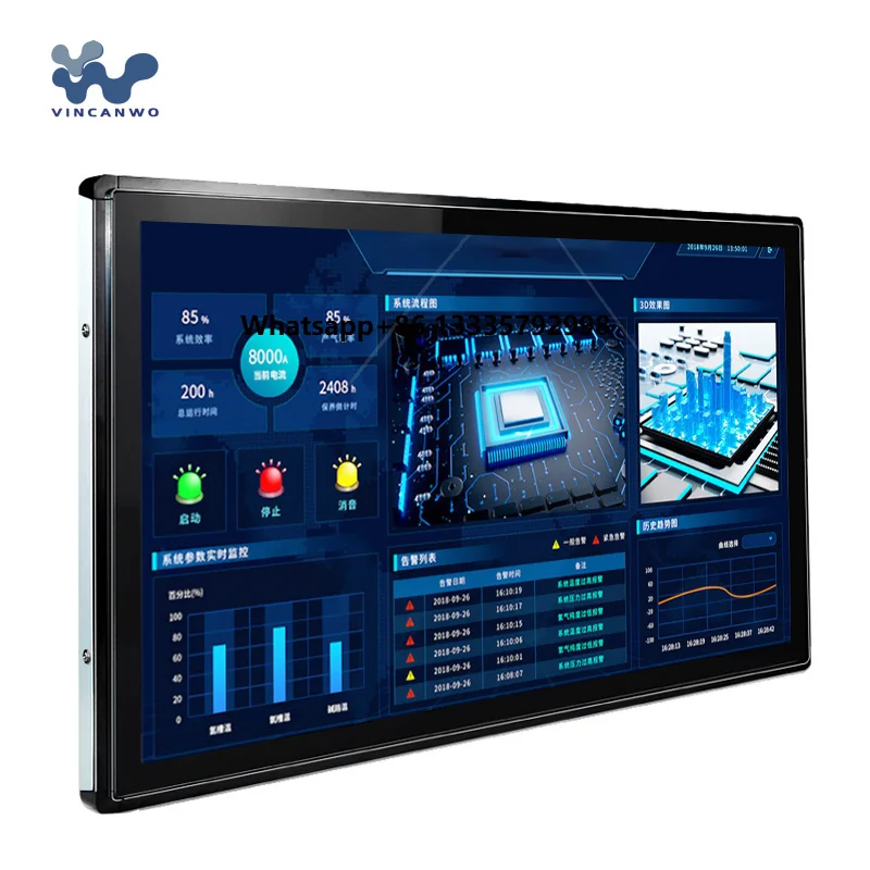 VINCANWO OPC I3-8th Industrial 27 Inch IP65 Waterproof Touch Screen Display SSD 24GB DDR4 RAM EU Plug with 1TB SSD+2TB HDD
VINCANWO OPC I3-8th Industrial 27 Inch IP65 Waterproof Touch Screen Display SSD 24GB DDR4 RAM EU Plug with 1TB SSD+2TB HDD