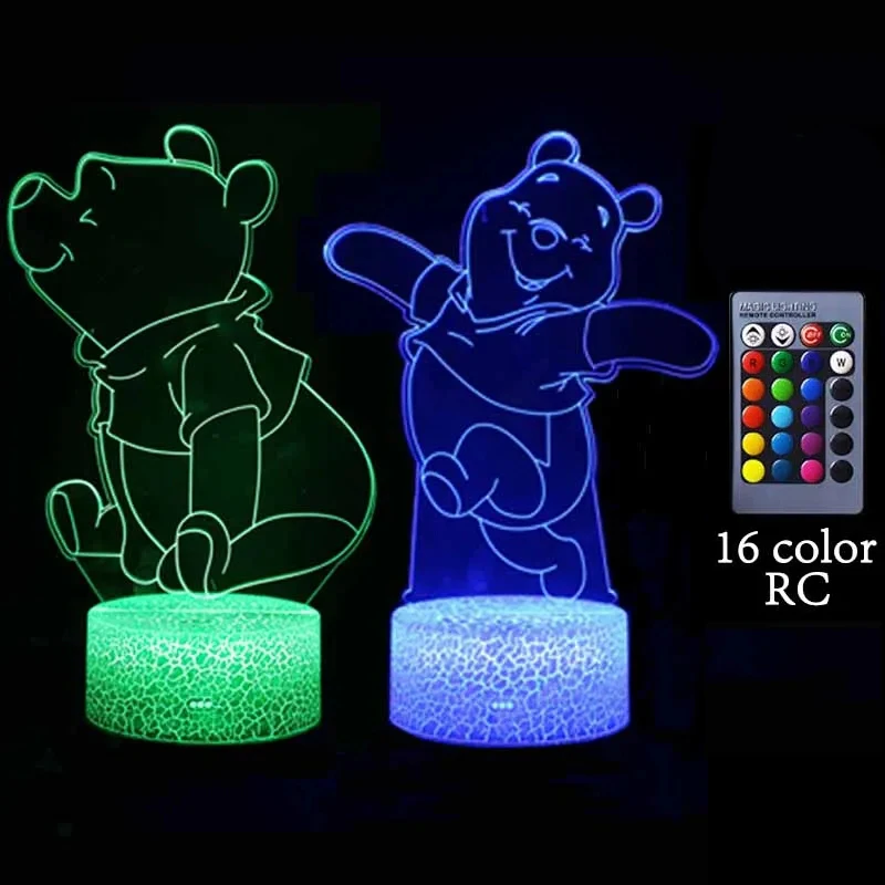 Pooh Bear 3D Lamp Acrylic USB LED Night Lights Miniso Disney Cartoon Neon Sign Lamps for Home Bedroom Birthday Decorations Toys
Pooh Bear 3D Lamp Acrylic USB LED Night Lights Miniso Disney Cartoon Neon Sign Lamps for Home Bedroom Birthday Decorations Toys